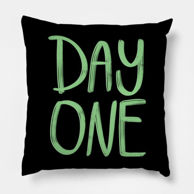 day one Pillow by ximz