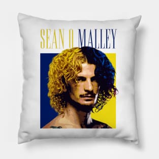 sean omalley yellow blue Pillow