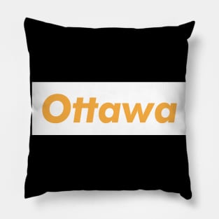 Ottawa Meat Brown Pillow