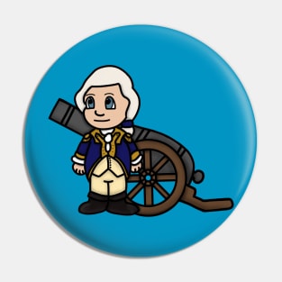 Chibi Henry Knox (Small Print) Pin