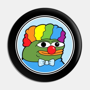 Clown Pepe Meme Shirt Pin