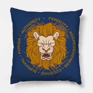 Lion Head Pillow