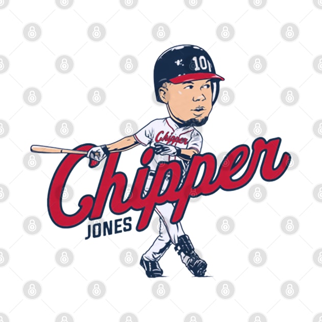 Chipper Jones Caricature by lavonneroberson