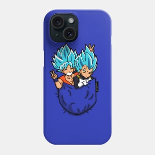 Funny Cute Japanese Anime Manga Superhero Warriors Pocket Design Phone Case