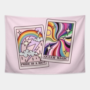 Pride Tarot Cards Tapestry