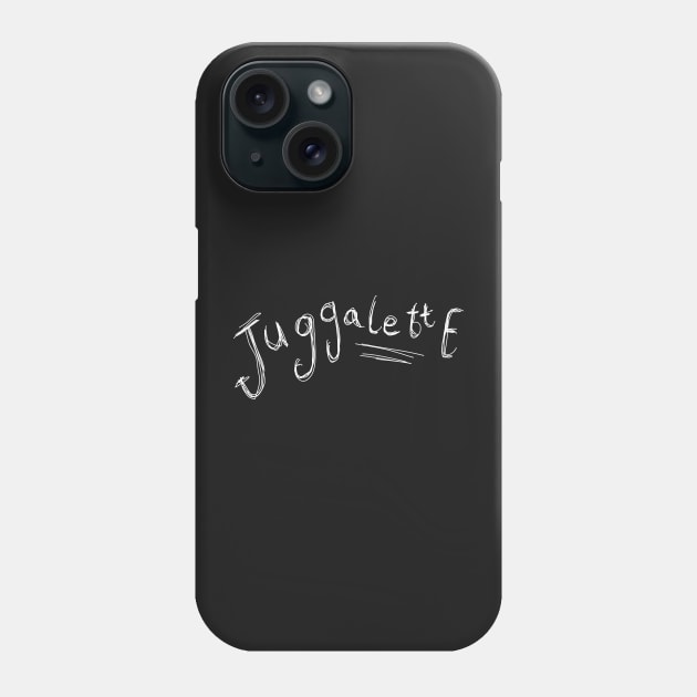 Dark and Gritty Juggalette sketch text Phone Case by MacSquiddles