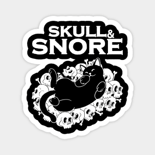 Skull And Snore Magnet