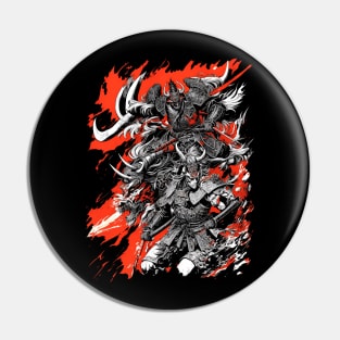Samurai warriors art Pin