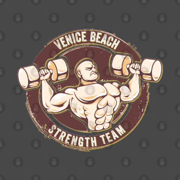 Venice Beach Strength team by Spearhead Ink