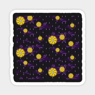 Flowers and Clouds Magnet