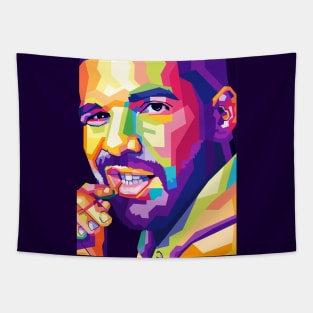 Drake Wpap Pop Art Tapestry