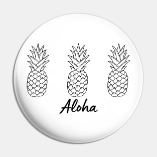 Hawaiian Pineapple Aloha Pin