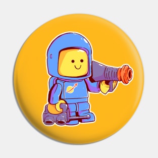 Chibi Spaceman Minifig Pin