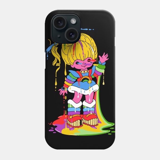 Rainbow Bright - Trippy Melting Phone Case by karutees