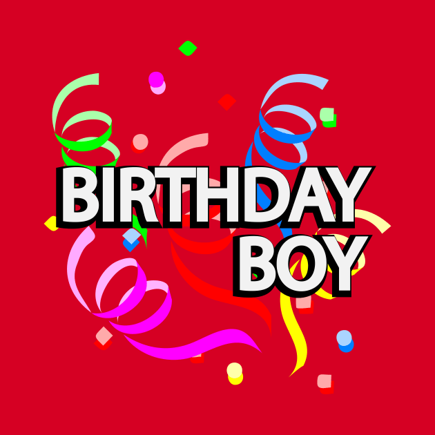 Birthday boy artistic design by DinaShalash