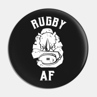 Rugby AF Rhino mascot Pin