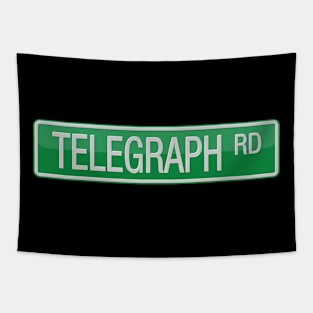 Telegraph Road Street Sign T-shirt Tapestry