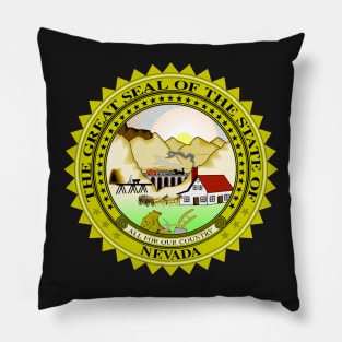 Nevada Coat of Arms Pillow