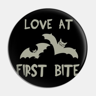 Love At First Bite Halloween Pin