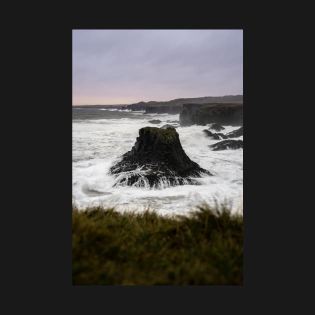 Wild Sea Waves in Iceland Long Exposure photograph by Danny Wanders