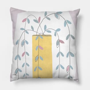 flower and vase Pillow