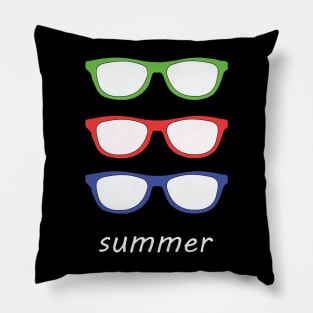 summer glasess Pillow