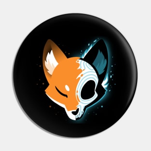 Cute Funny Scary Fox animal lover Sarcastic Funny Quote Artwork Pin