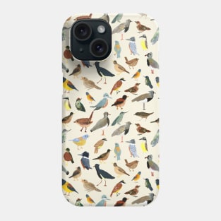 Great collection of birds illustrations Phone Case