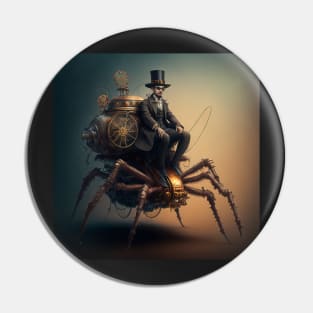 Steampunk spider rider mechanical robot steampunk animal Pin