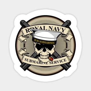 Royal Navy Submarine Service Patch Magnet