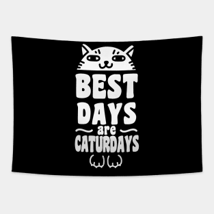 Best Days Are Caturdays Tapestry