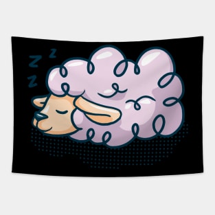 cool sheep funny wool design awesome Tapestry