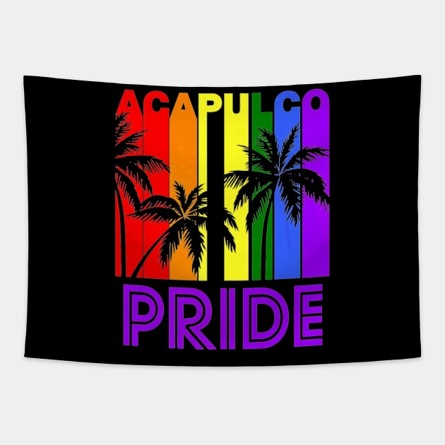 Acapulco Pride Gay LGBTQ Tapestry by Kat dennings