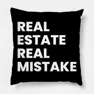 Real estate funny Pillow