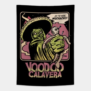 Voodoo Calavera Tapestry