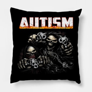 Autism Skeleton Pillow