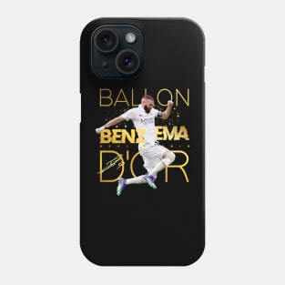 Karim Benzema Ballon d'Or Phone Case