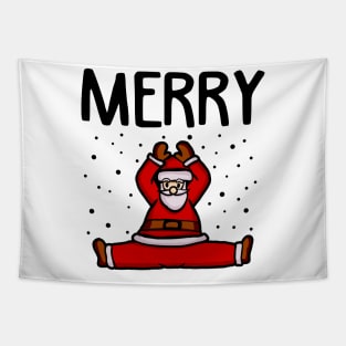 Yoga Matching Christmas Sweatshirt Tapestry