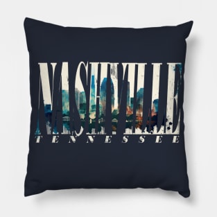 Nashville Skyline No. 5 Pillow