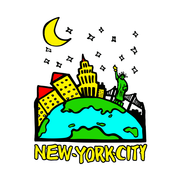 Around the Town New York Kids Souvenir by FireflyCreative