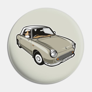 Nissan Figaro Topaz Mist Pin