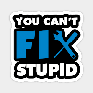 You Can'T Fix Stupid Magnet