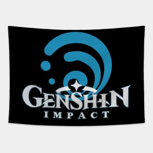 Hydro emblem genshin impact Tapestry