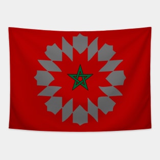 Moroccan football team fans gift Tapestry