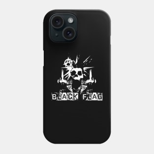 black flag skeletopunk Phone Case