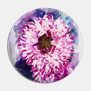 Purple chrysanthemum Pin