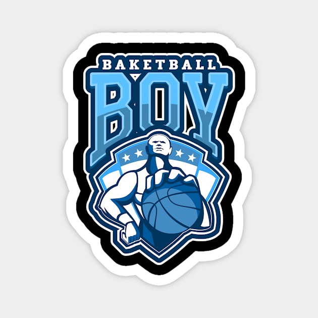 Basketball Boy Magnet by poc98