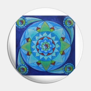 Inner balance free-hand mandala Pin