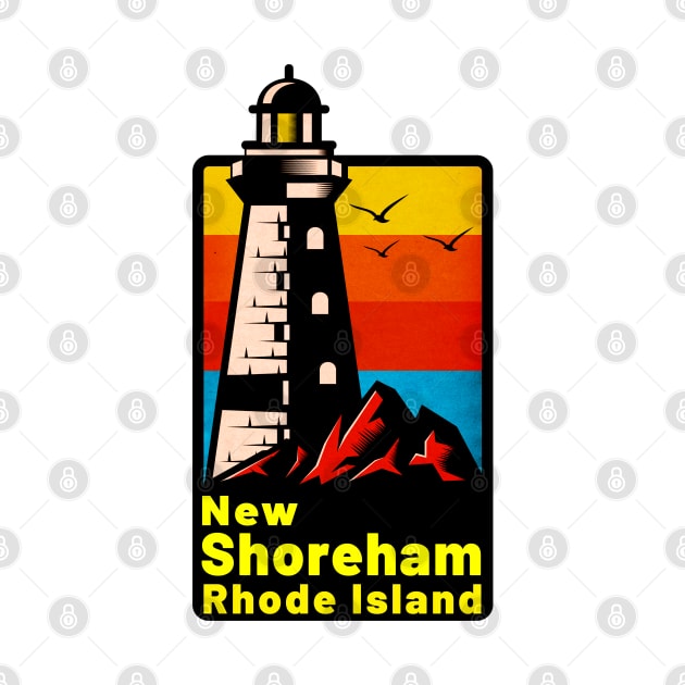 New Shoreham Rhode Island Lighthouse by TravelTime