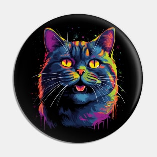 British Shorthair Smiling Pin